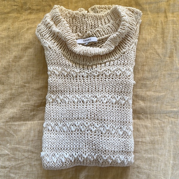 Ro&De - Anthropologie NWOT Ivory Paxton Sweater Tunic - Picture 12 of 13